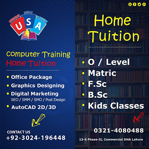 home tuition in dha lahore